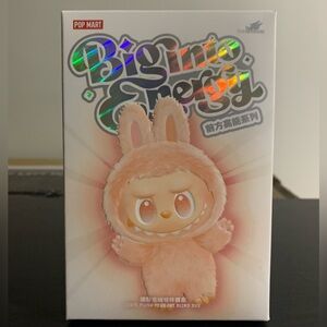 Pop Mart The Monsters Big Into Energy Labubu Plush Pendant Keychain